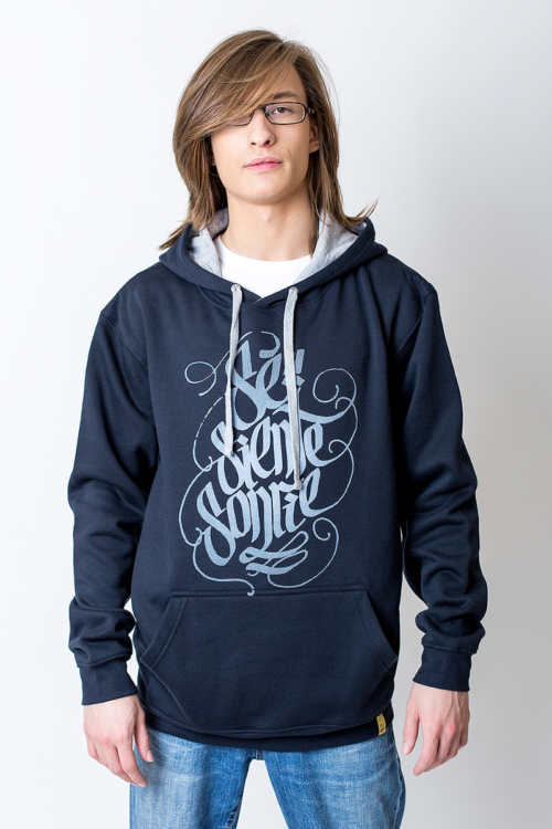 Hoodie Let be, feel and smile